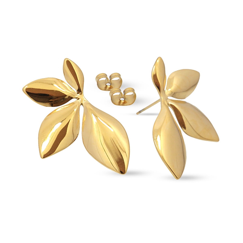 Pendientes Waves Leaf DPE041 - Imagen 4