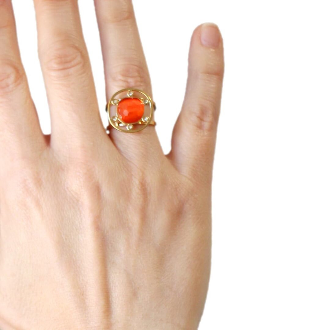 Anillo Anturio BAN013 - Imagen 3