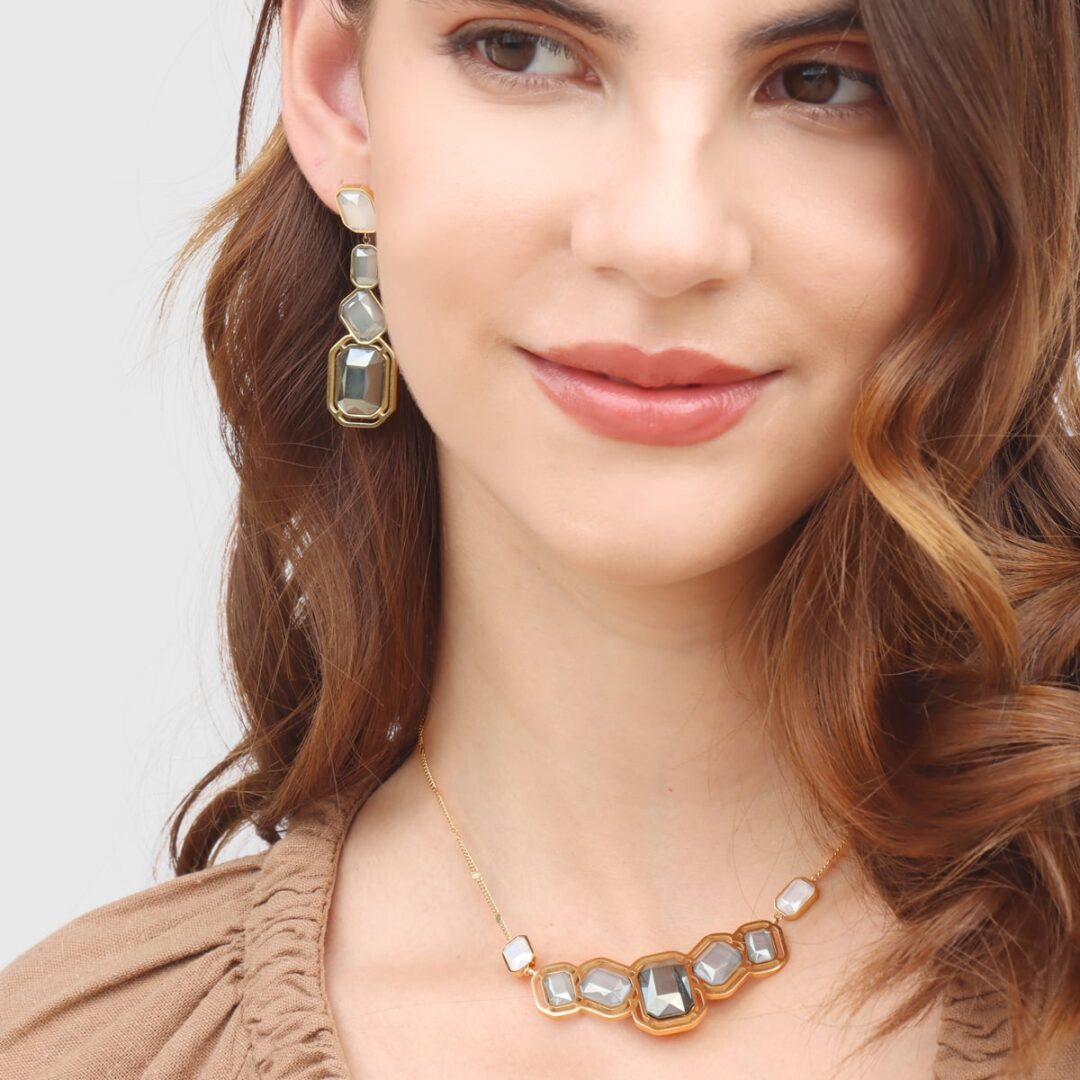 Pendientes Pixels Solesse DPE193 - Imagen 4